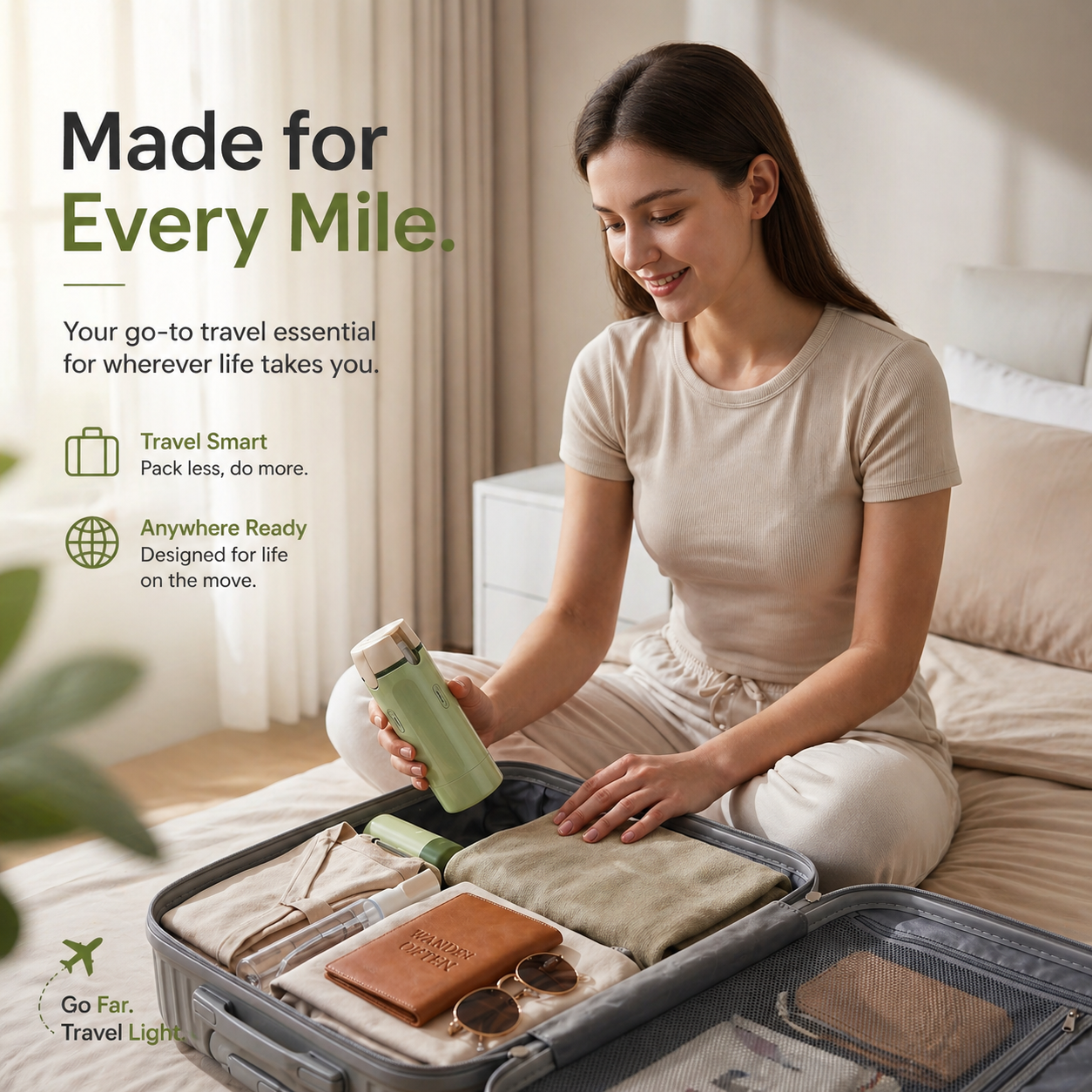 TravelMate™ 4-in-1 Leakproof Bottle