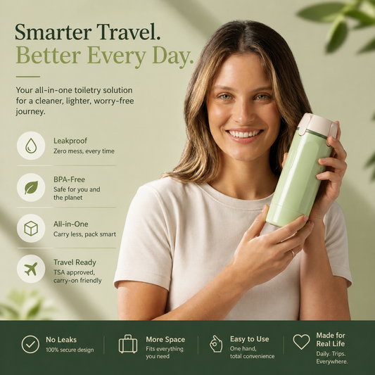 TravelMate™ 4-in-1 Leakproof Bottle