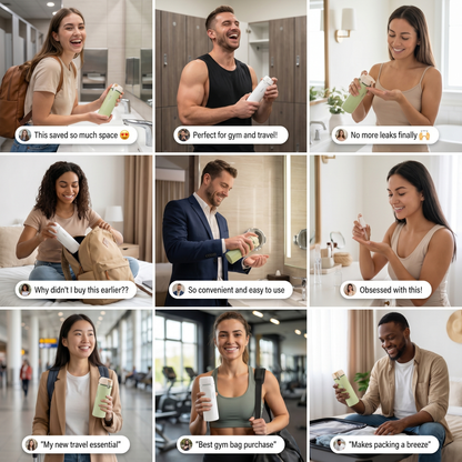 TravelMate™ 4-in-1 Leakproof Bottle